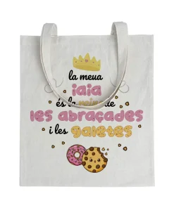 Tote bag La Meua Iaia És La Reina