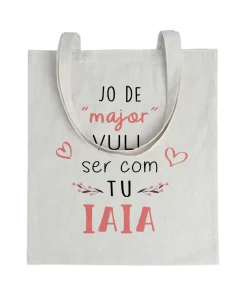 Tote bag Jo De Major Vull Ser Com Tu