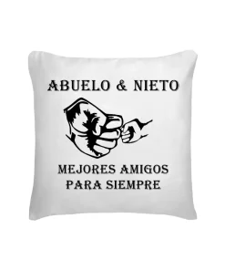 Cojín Abuelo y Nieto Mejores Amigos