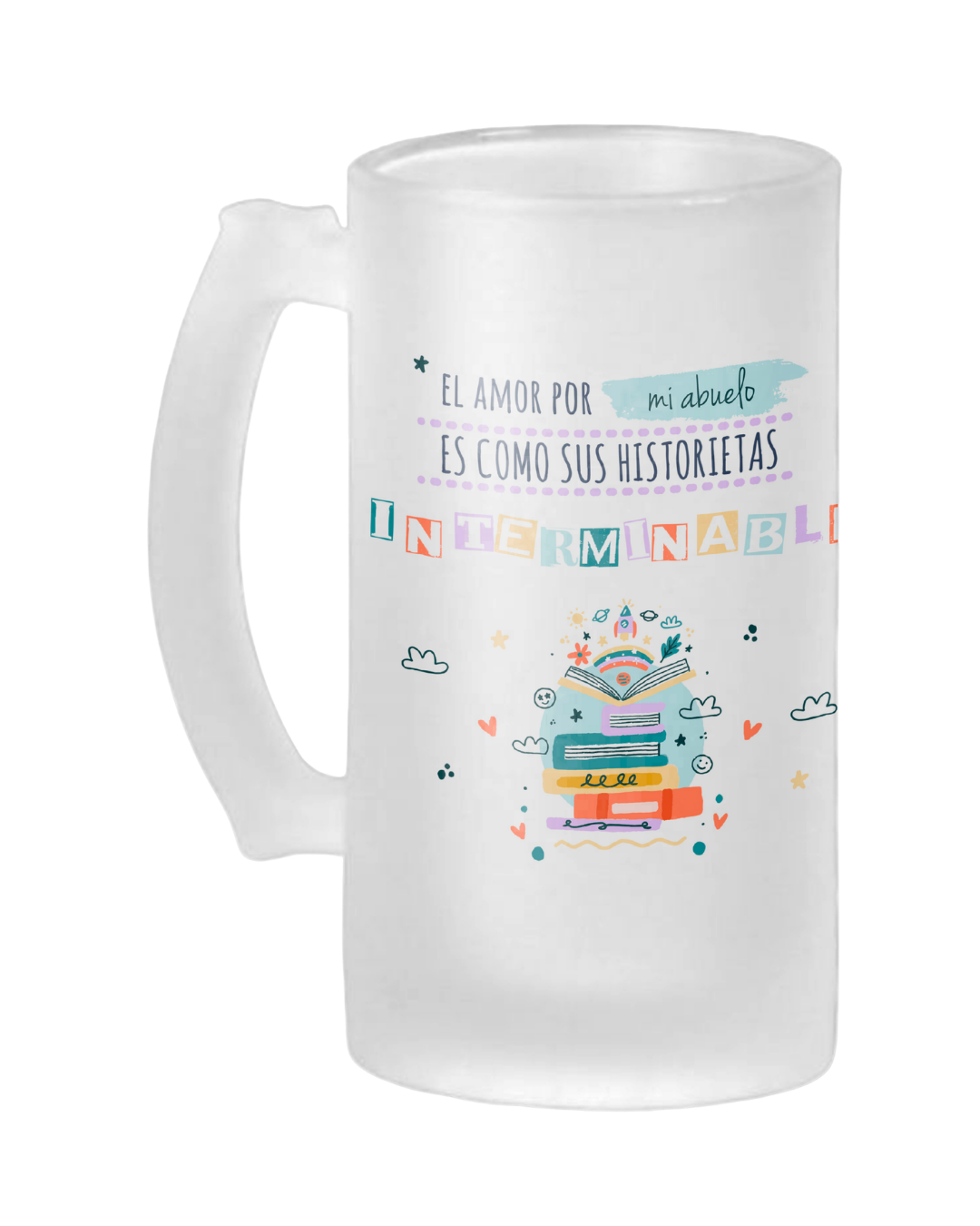 Jarra Cerveza El Amor Por Mi Abuelo