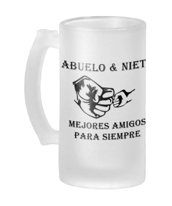 Jarra Cerveza Abuelo y Nieto