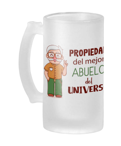 Jarra Cerveza Propiedad Del Mejor Abuelo