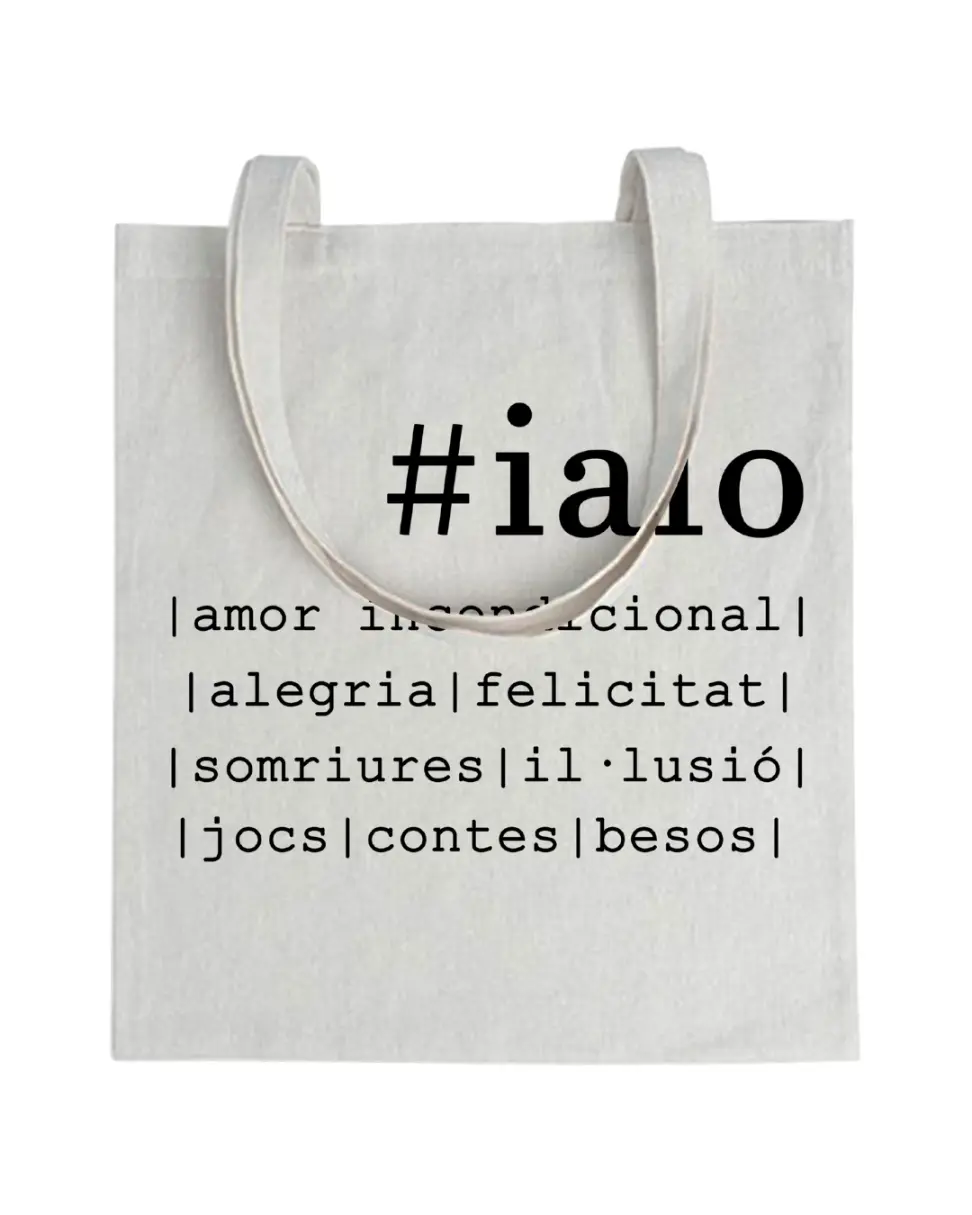 Tote bag Hastag Iaio