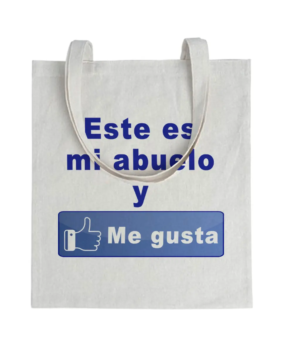 Tote bag Este Es Mi Abuelo Y Me Gusta