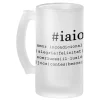 Jarra Cerveza Hastag Iaio