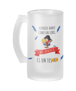 Jarra Cerveza Aunque Hable Como Un Loro