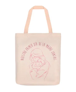Bolsa de Lino Nuestro Primer Día De La Madre Juntas