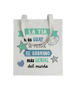 Tote bag La Tía Más Guay Se Merece El Sobrino Más Genial Del Mundo