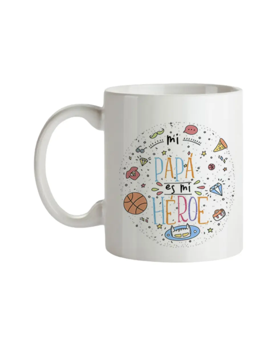 Taza Mi Papá Es Mi Héroe