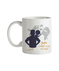 Taza Papá Contigo Al Fin Del Mundo