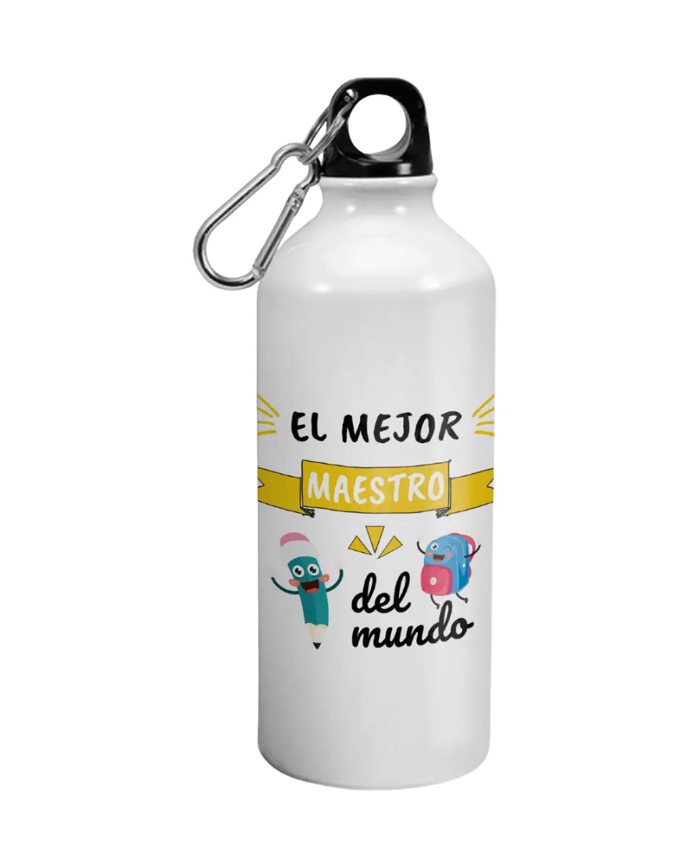 Botella El Mejor Maestro Del Mundo