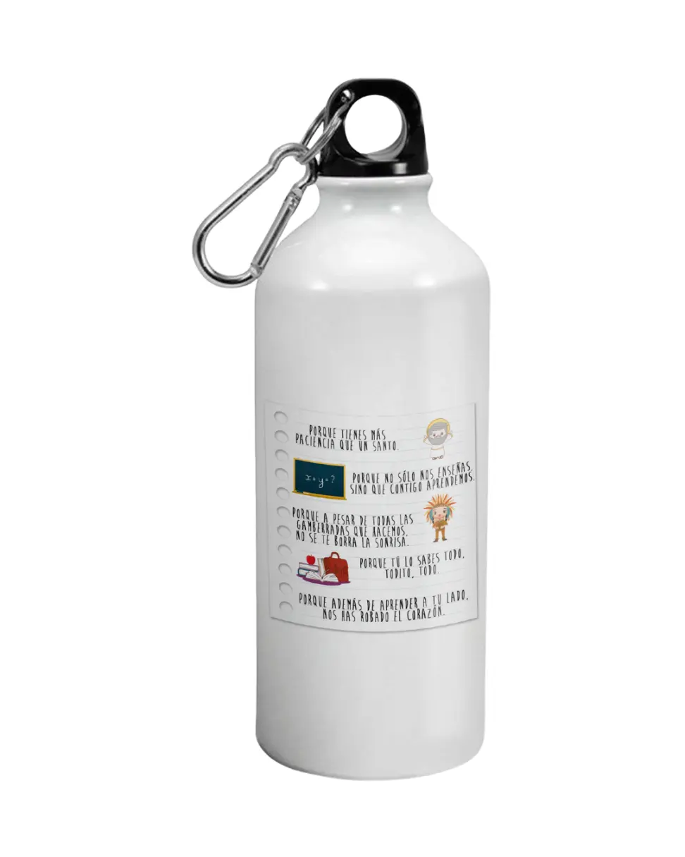 Botella Porque Además De Aprender