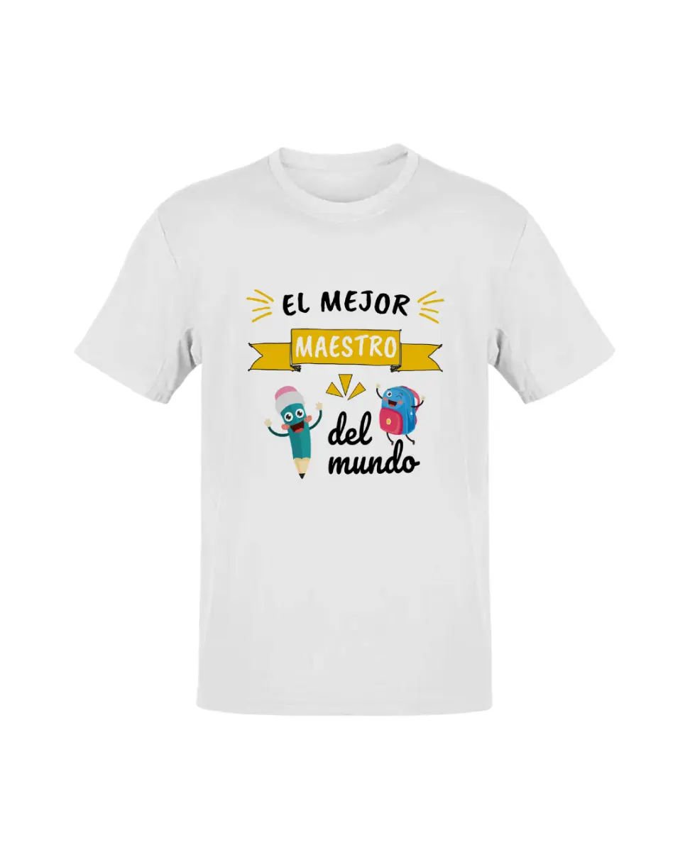 Camiseta El Mejor Maestro Del Mundo