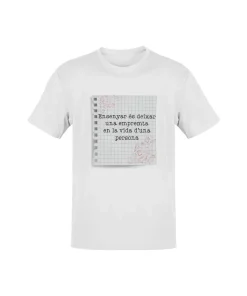 Camiseta Ensenyar És Deixar Una Empremta