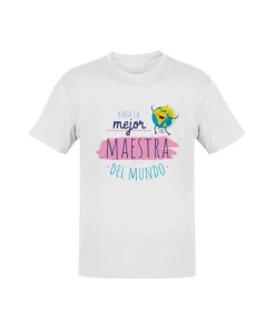 Camiseta Para La Mejor Maestra Del Mundo