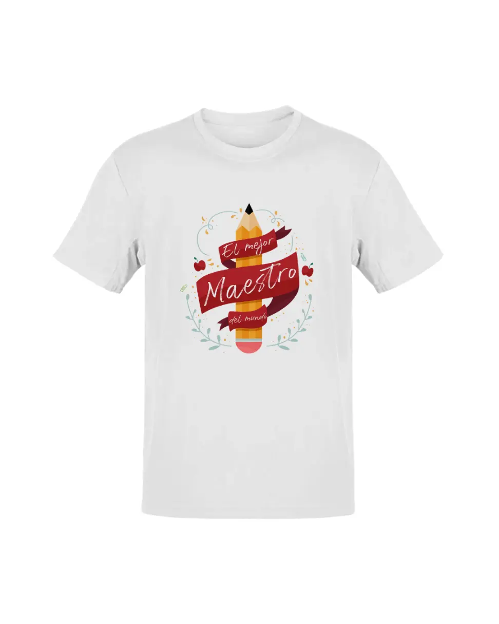 Camiseta El Mejor Maestro Del Mundo
