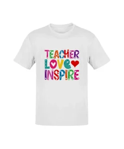 Camiseta Teacher Love Inspire