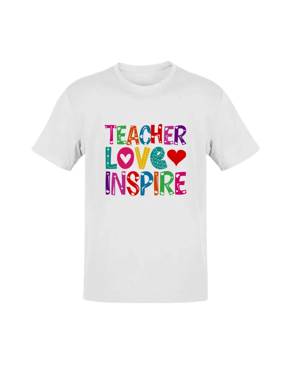 Camiseta Teacher Love Inspire