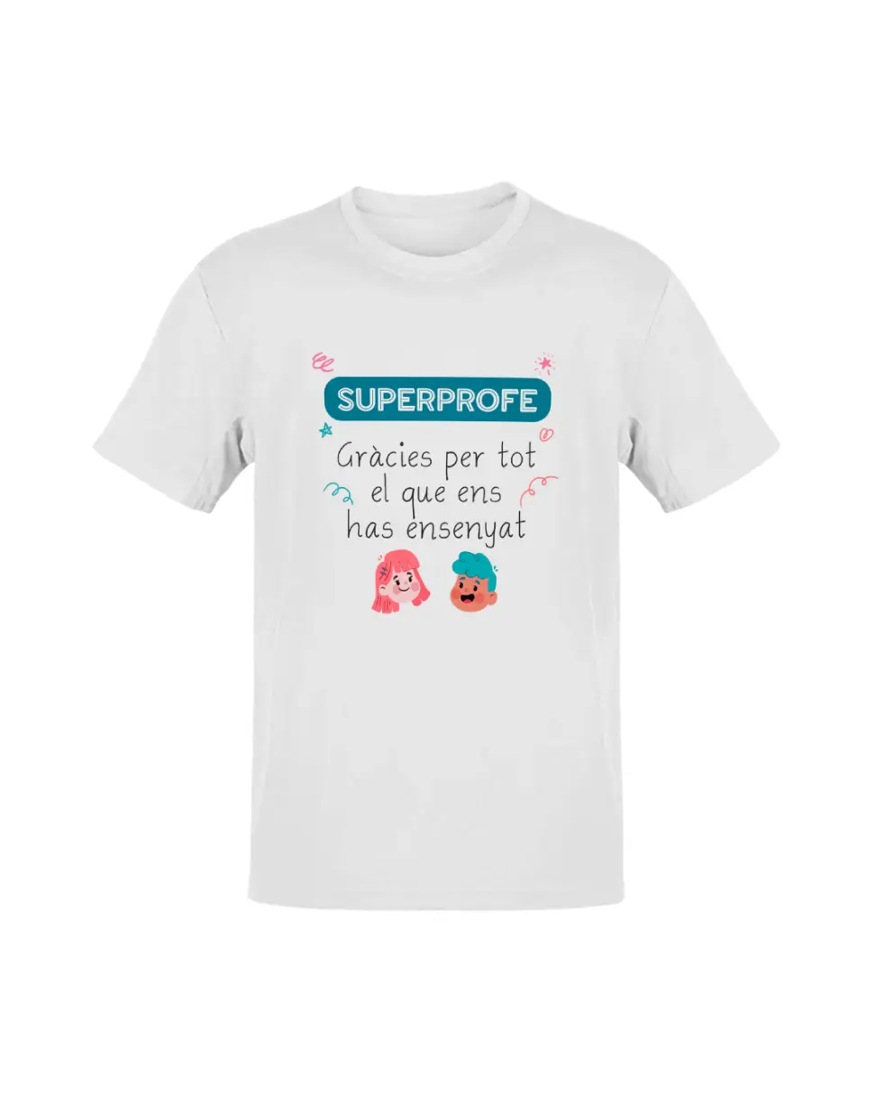 Camiseta Superprofe Gràcies