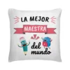 Cojín Profe La Mejor Maestra Del Mundo