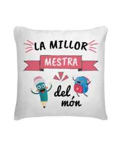 Cojín Profe La Millor Mestra Del Món
