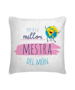 Cojín Profe Per A La Millor Mestra Del Món