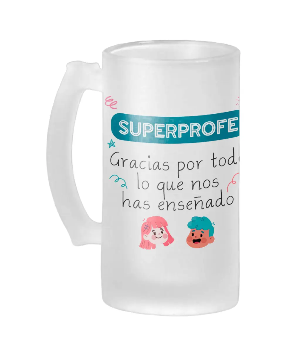 Jarra Cerveza Profe Superprofe