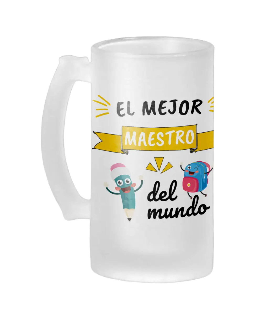 Jarra Cerveza Profe El Mejor Maestro