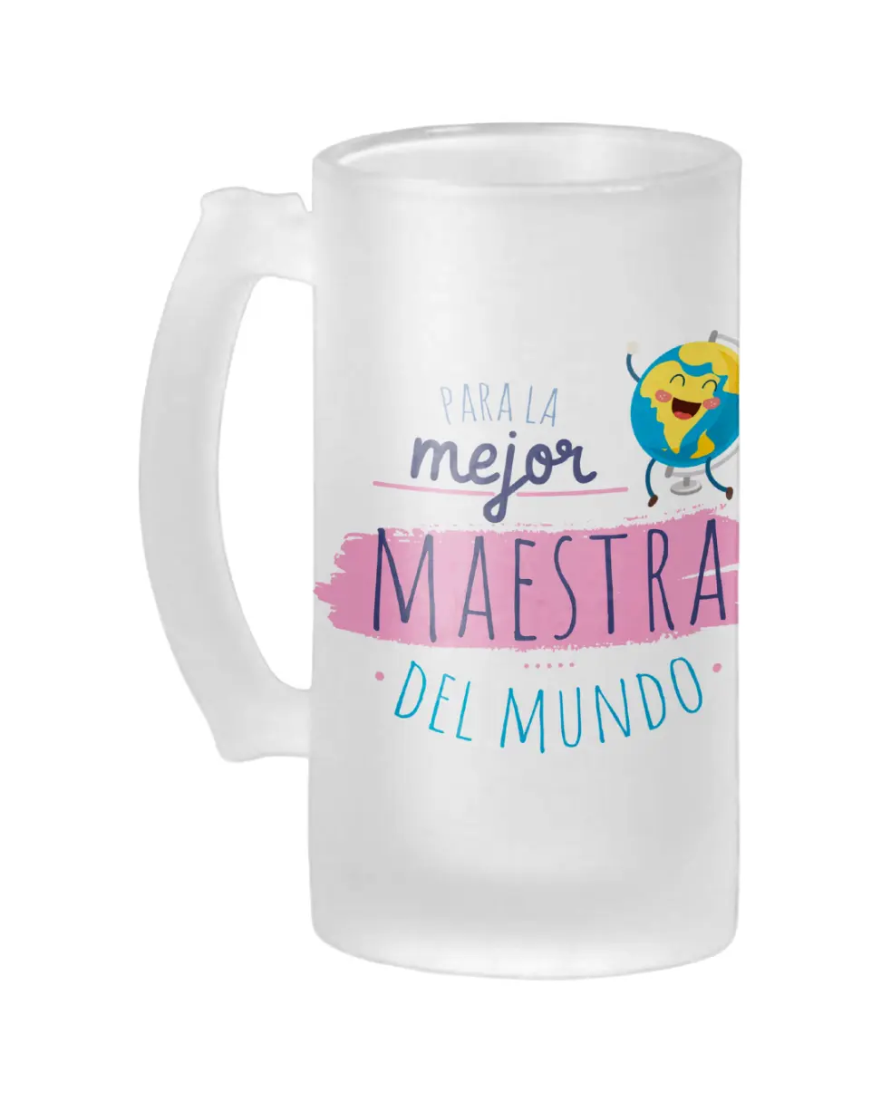 Jarra Cerveza Profe Para La Mejor Maestra