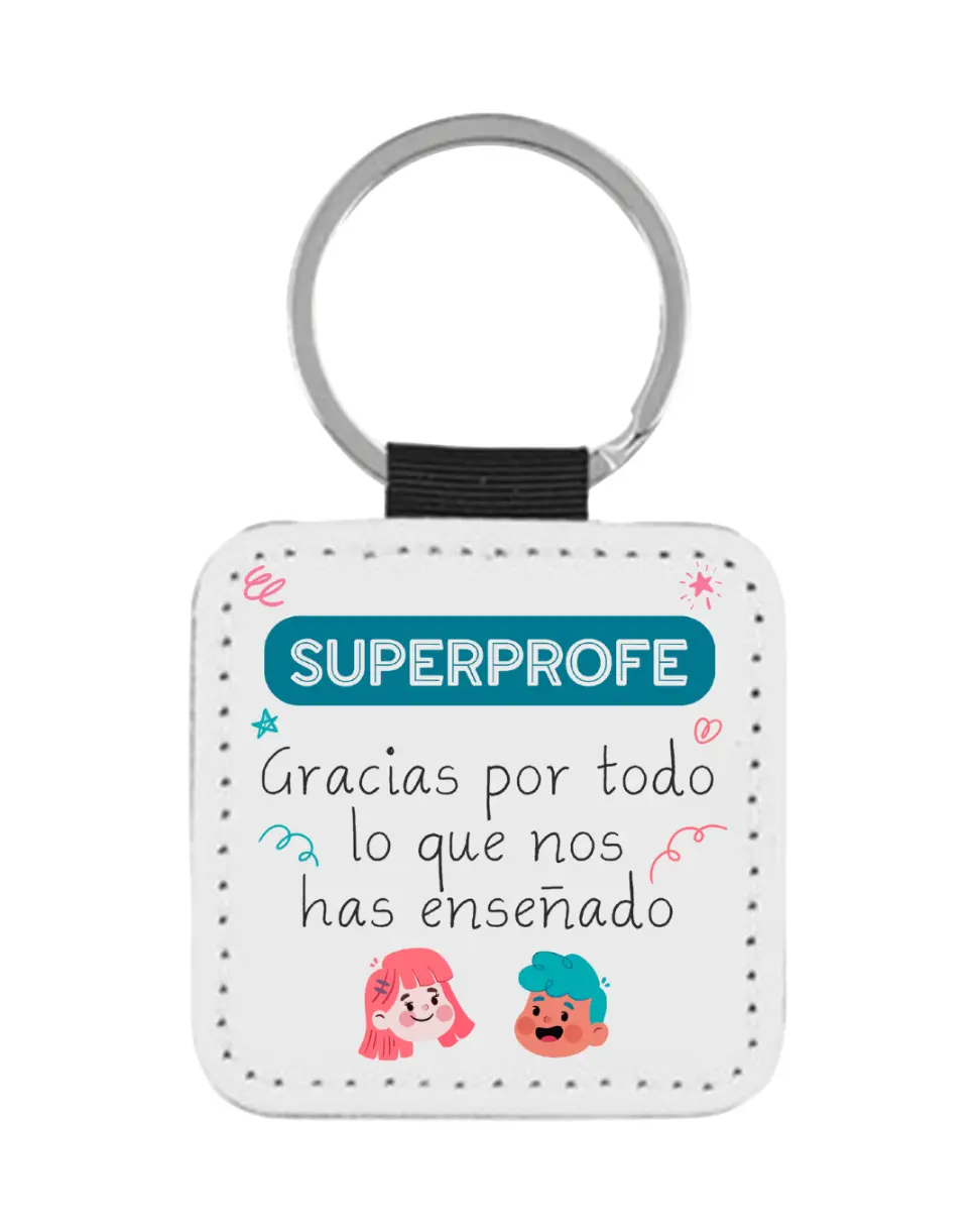 Llavero Profe Superprofe