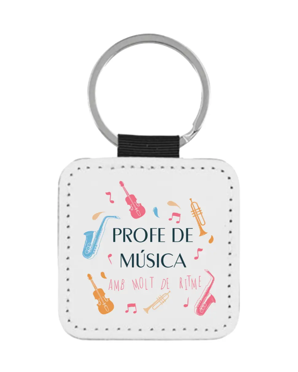 Llavero Profe De Música Amb Molt De Ritme