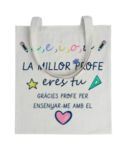 Tote bag La Millor Profe Eres Tú