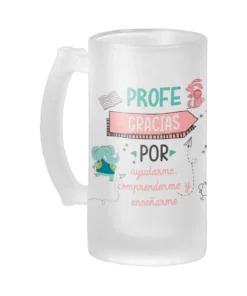 Jarra Cerveza Profe Gracias