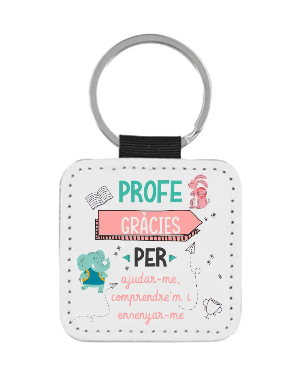 Llavero Profe Gràcies