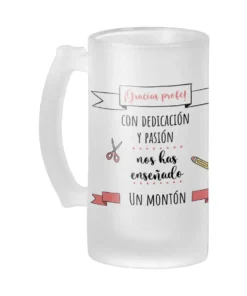 Jarra Cerveza Gracias Profe
