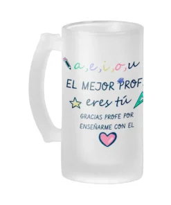 Jarra Cerveza El Mejor Profe Eres Tú