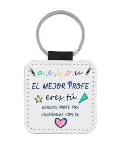 Llavero El Mejor Profe Eres Tú