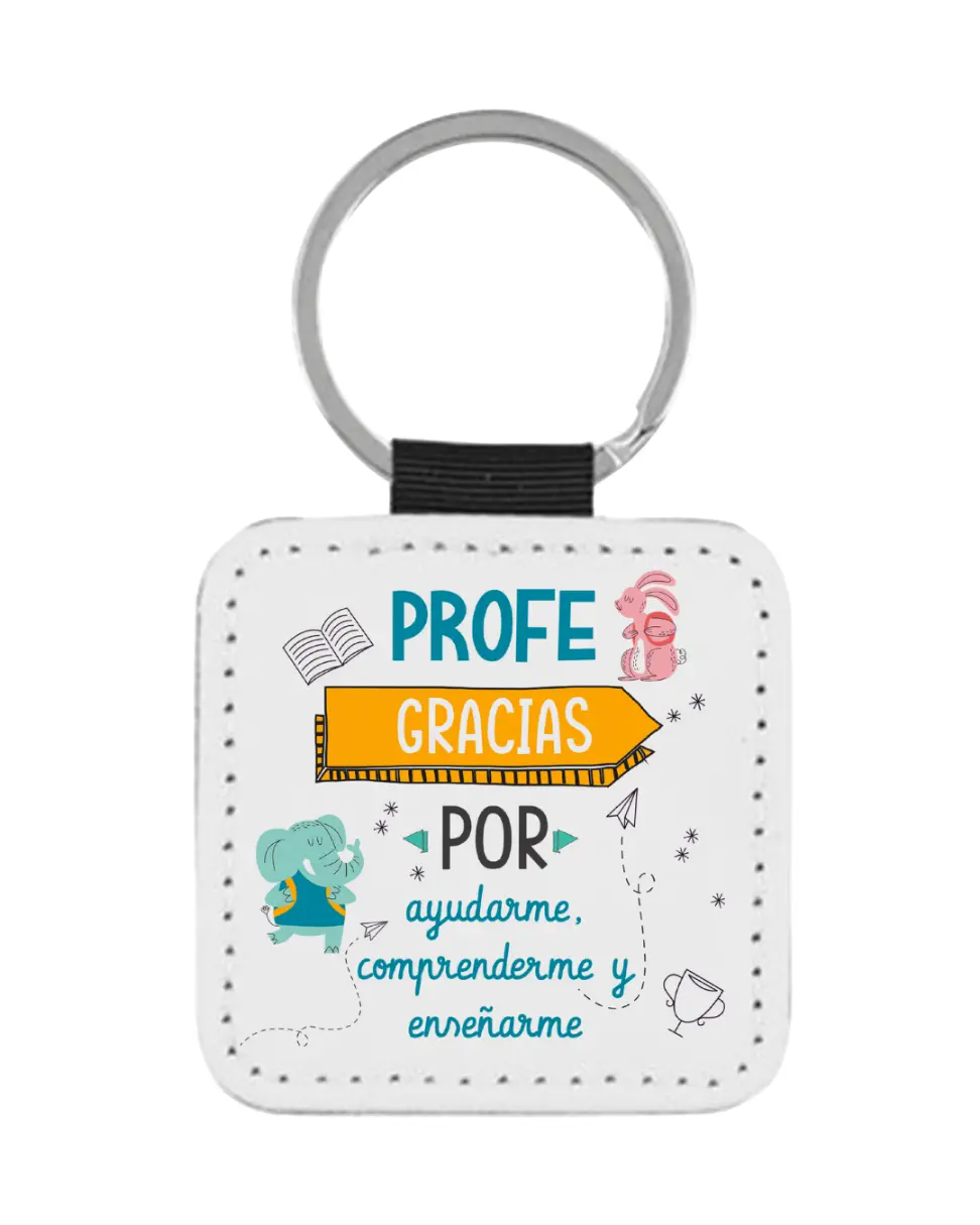 Llavero Profe Gracias