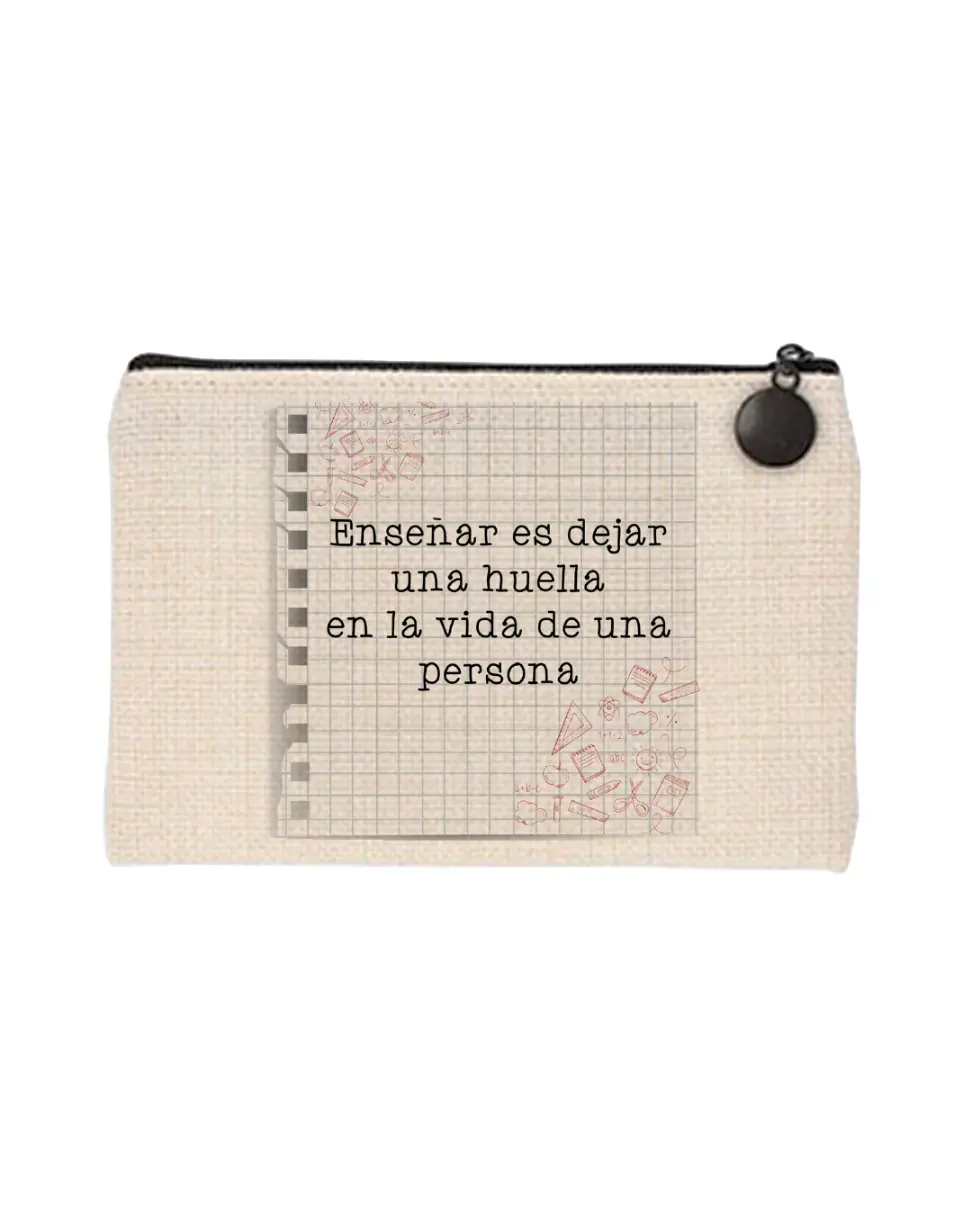 Monedero Enseñar Es Dejar Una Huella
