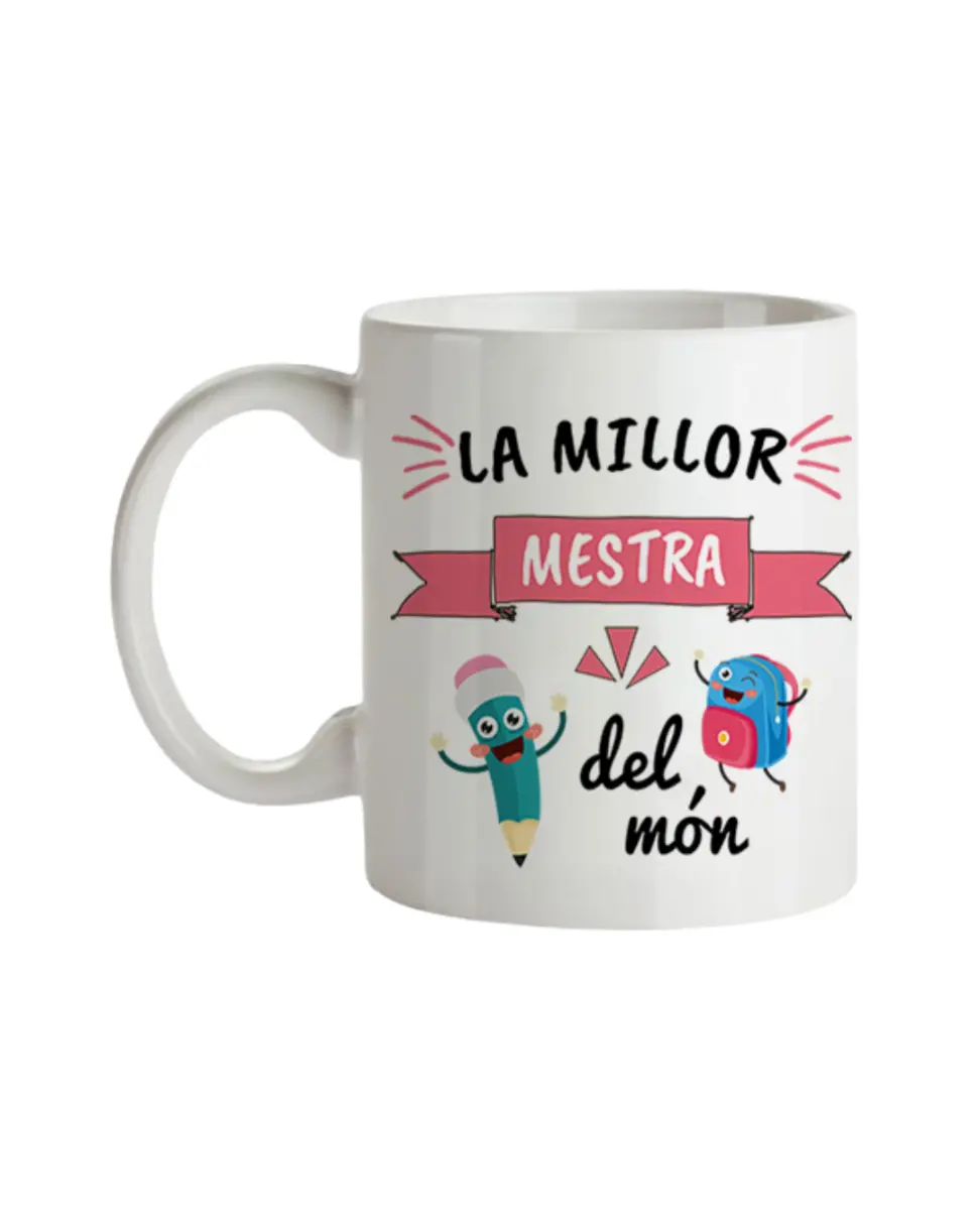 Taza Profe La Millor Mestra Del Món