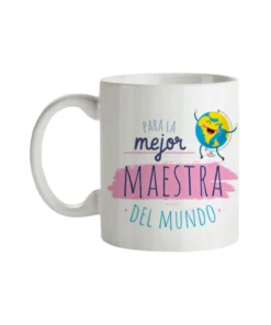 Taza Profe Para La Mejor Maestra Del Mundo