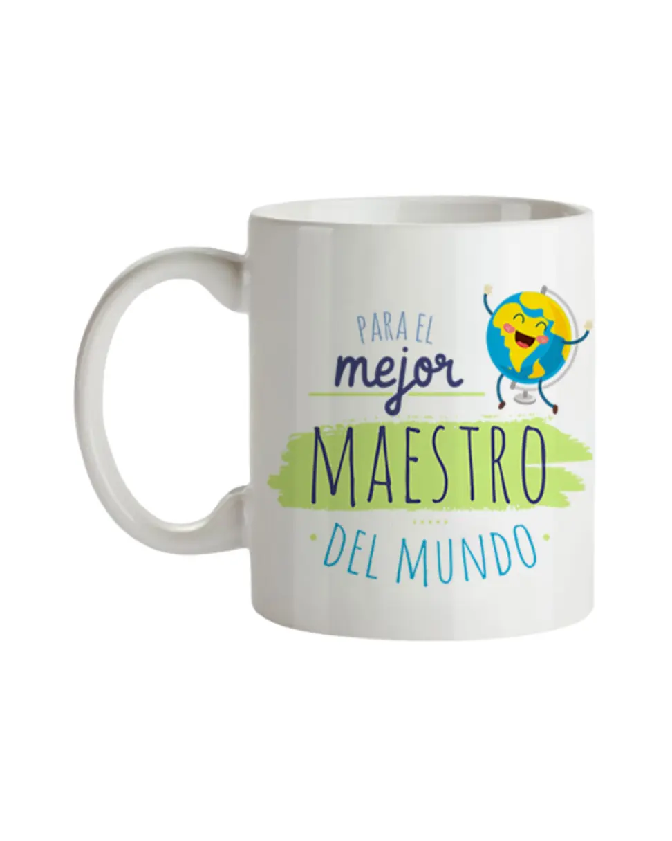 Taza Profe Para El Mejor Maestro Del Mundo