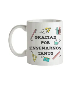 Taza Profe Gracias Por Enseñarnos Tanto