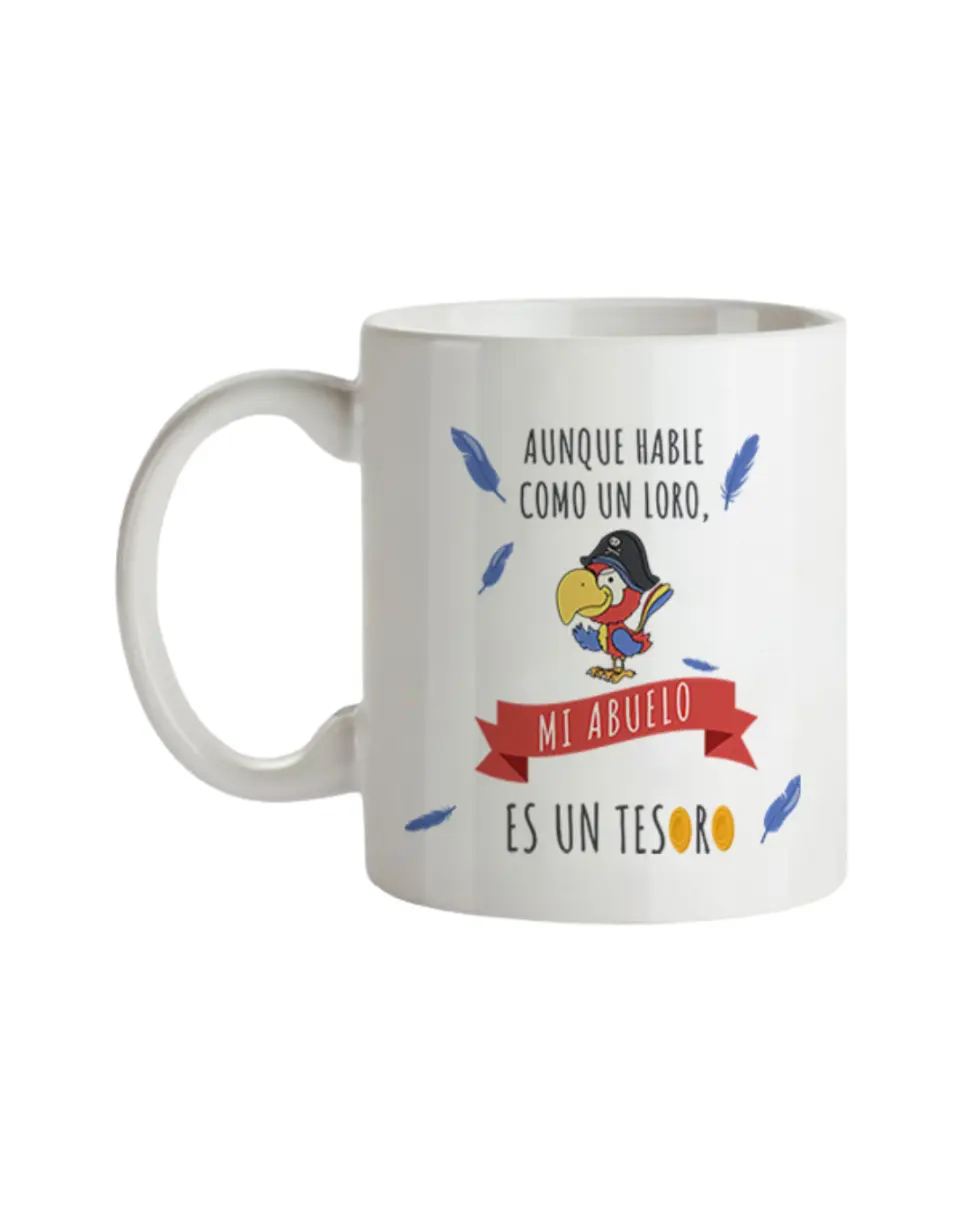 Taza Aunque Hable Como Un Loro