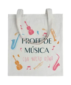 Tote bag Profe De Música Con Mucho Ritmo