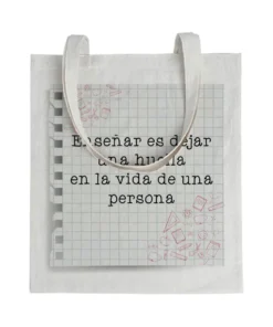 Tote bag Profe Enseñar Es Dejar Una Huella