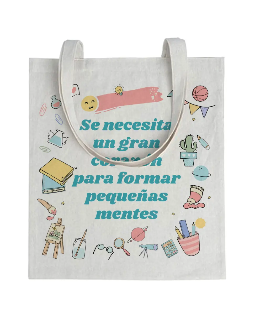 Tote bag Profe Se Necesita Un Gran Corazón
