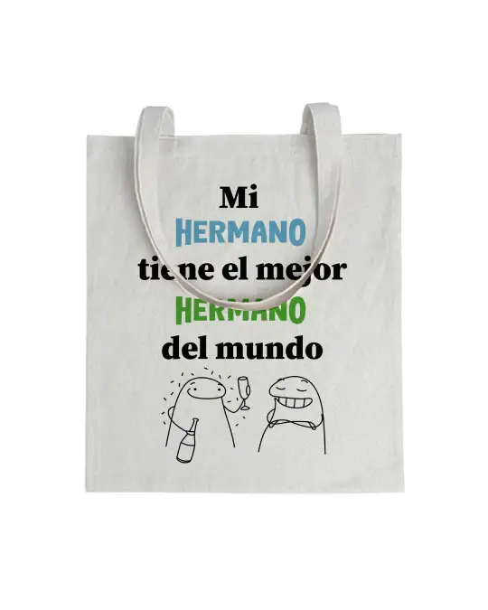 Tote bag Mi Hermano Tiene El Mejor Hermano Del Mundo