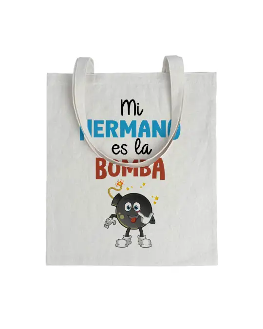 Tote bag Mi Hermano Es La Bomba