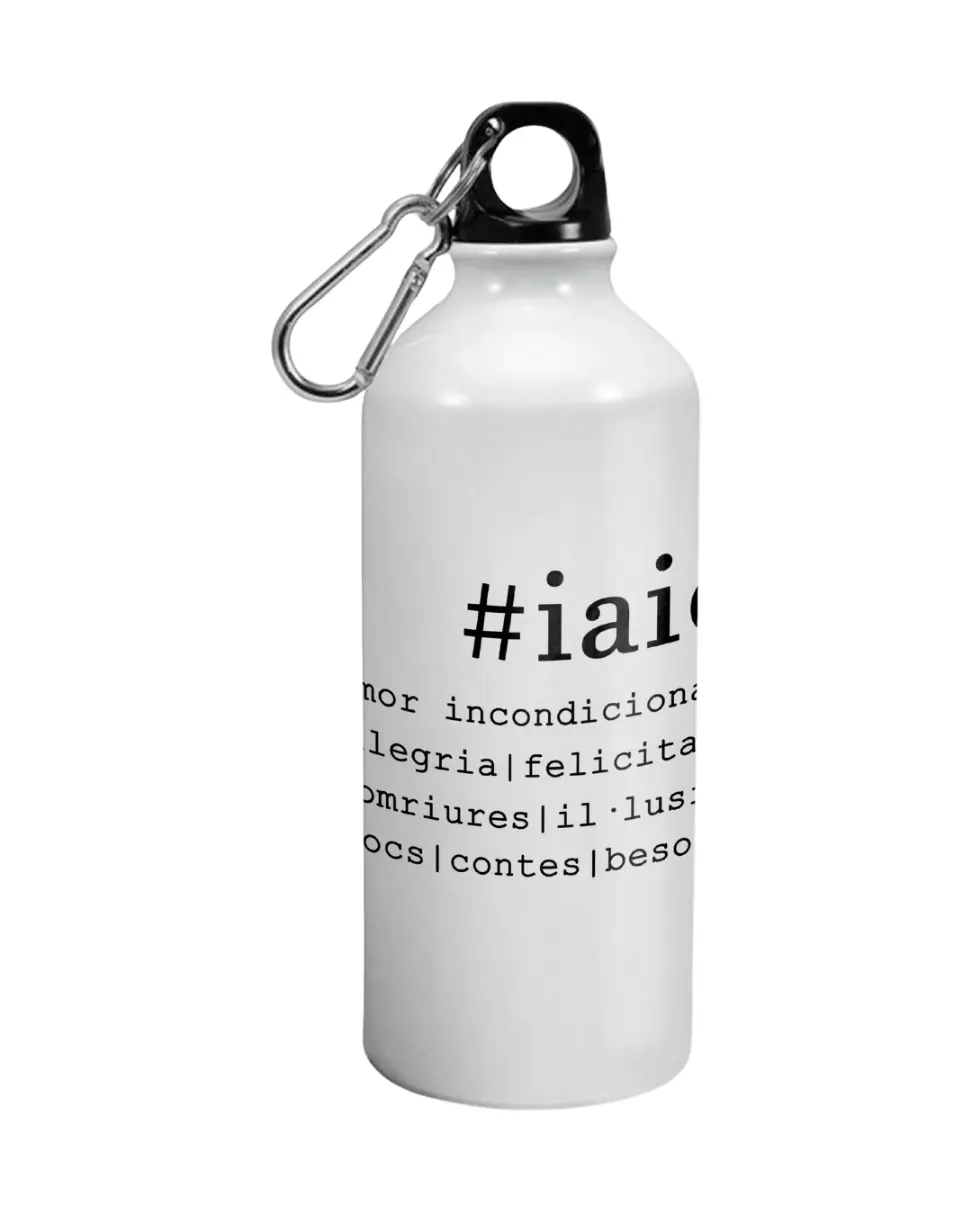 Botella Hastag Iaio